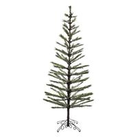 Vickerman 9' x 34" Green Feather Tree 488 Warm White Micro LED Lights
