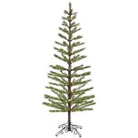 Vickerman 7' x 30" Green Feather Tree 354 Warm White LED Lights