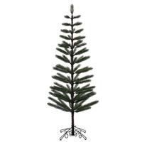 Vickerman 6' x 28" Green Feather Unlit Tree