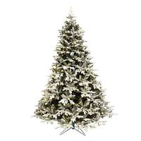 Vickerman 7.5' x 62" Artificial Flocked Lavera 900 Warm White LED Lights