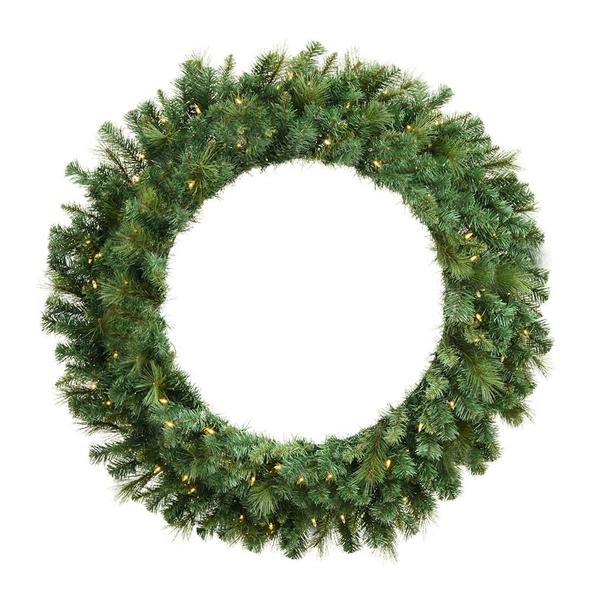 48" Artificial Mixed Brussels Pine 200 Warm White LED Lights