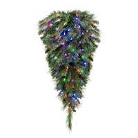 Vickerman 36" Artificial Mixed Brussels Pine Teardrop 70 Multi-Color LED Lights