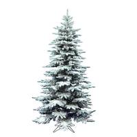 Vickerman 6' x 46" Flocked Rushden Fir Artificial Christmas Tree