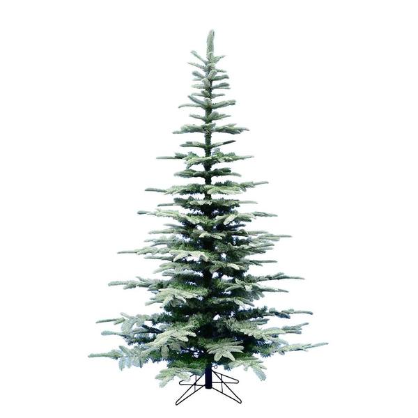 6' x 49" Flocked Ardwell Spruce Artificial Christmas Tree