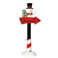 Vickerman 36" Snowman Skating Rink Sign