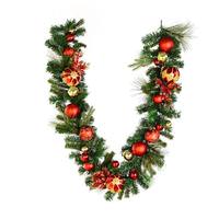 Vickerman 6' x 12" Artificial Mixed Green Garland