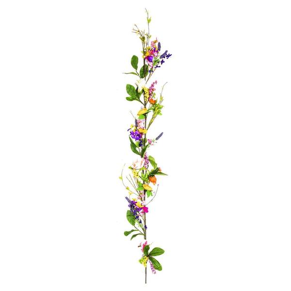 5' Artificial Multi-Color Mixed Floral Garland