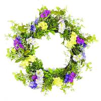Vickerman 26" Artificial Mixed Floral Wreath