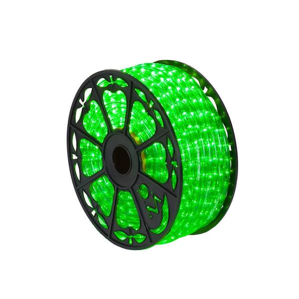 150' x .5" Green LED Rope Light