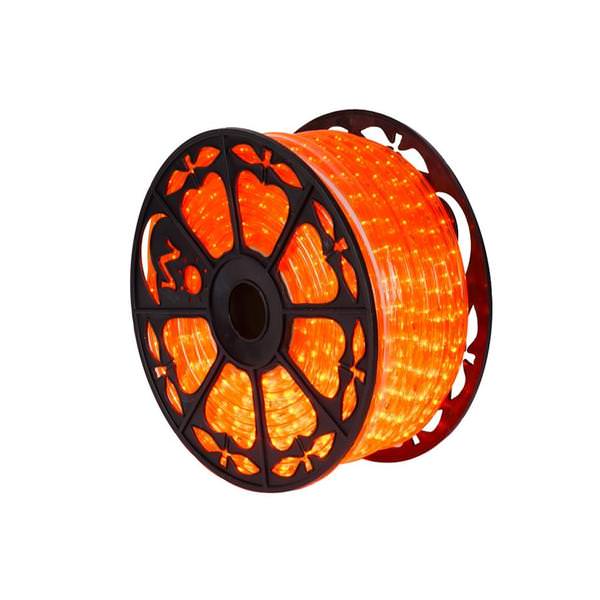 150' x .5" Orange LED Rope Light