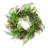 Vickerman 24" Artificial Green Maytime Wreath
