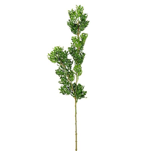 27" Artificial Green Boxwood Spray (3 pack)