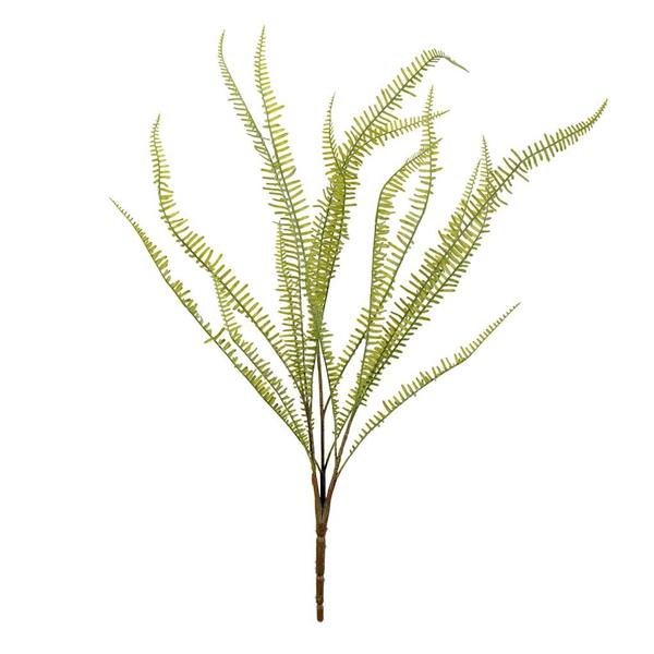 32" Artificial Green Deer Tongue Fern Spray (2 pack)