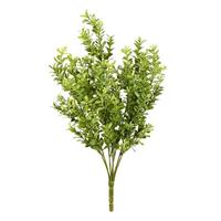 Vickerman 17.5" Artificial Green Boxwood Moderne Bush