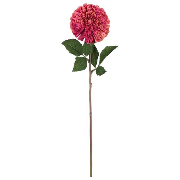 24" Artificial Mauve Zinnia Stem (3 pack)