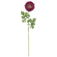 Vickerman 23" Artificial Mauve Ranunculus Stem (4 pack)