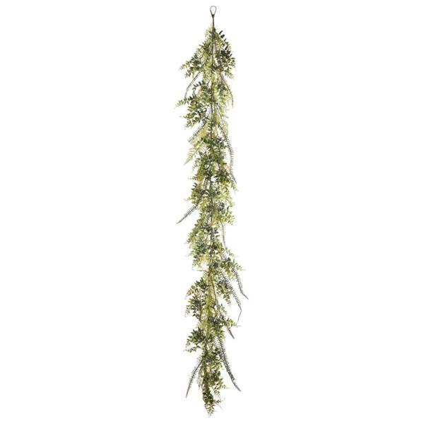 6' Artificial Green Fern Garland
