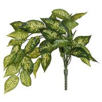 Vickerman 24" Artificial Green Dieffenbachia Bush Vine (2 pack)