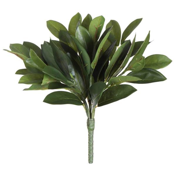 13" Artificial Green Lemon Leaf Bush (2 pack)