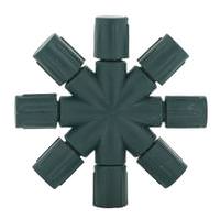 Vickerman LED Set Green Coaxial 8-Way Splitter (2 pack)