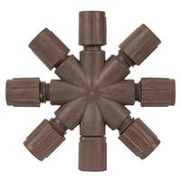 Vickerman LED Set Brown Coaxial 8-Way Splitter (2 pack)