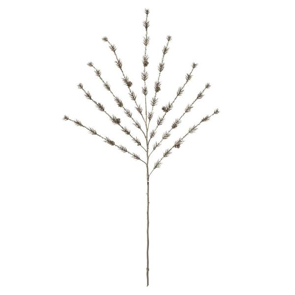 38" Artificial Champagne Needle Pine Spray (3 pack)