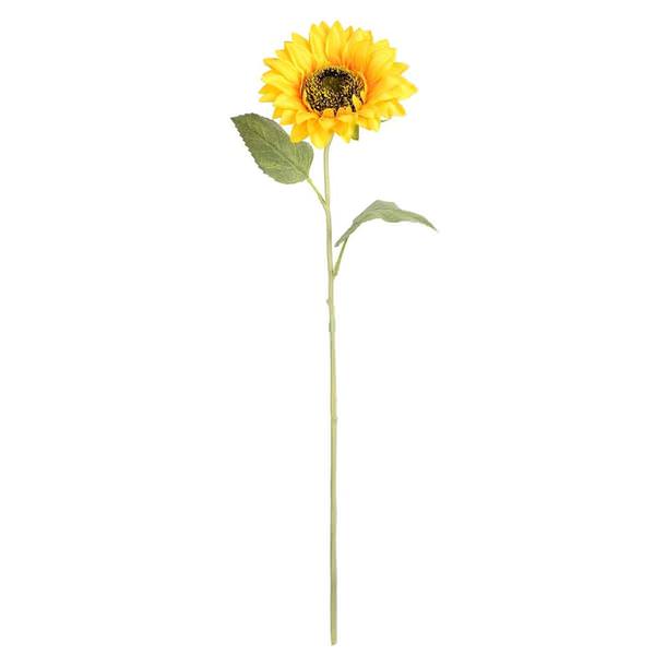 23" Artificial Yellow Sunflower Stem (6 pack)