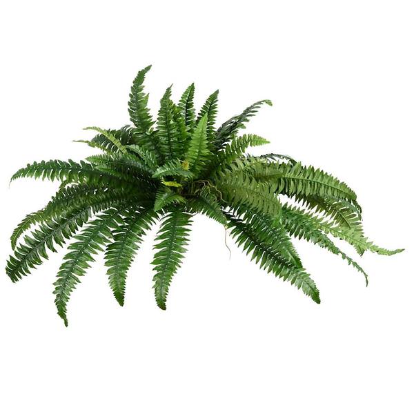 33" Artificial Green Fern Bush Spray