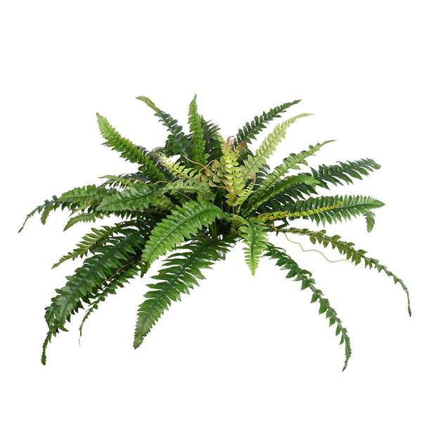 23" Artificial Green Fern Bush Spray