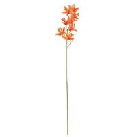View 32" Artificial Orange Orchid Stem (6 pack)