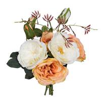 Vickerman 12" Artificial Mixed Rose Spray Bouquet