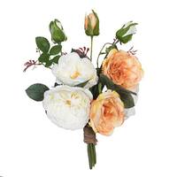 Vickerman 12" Artificial Mixed Rose Spray Bouquet