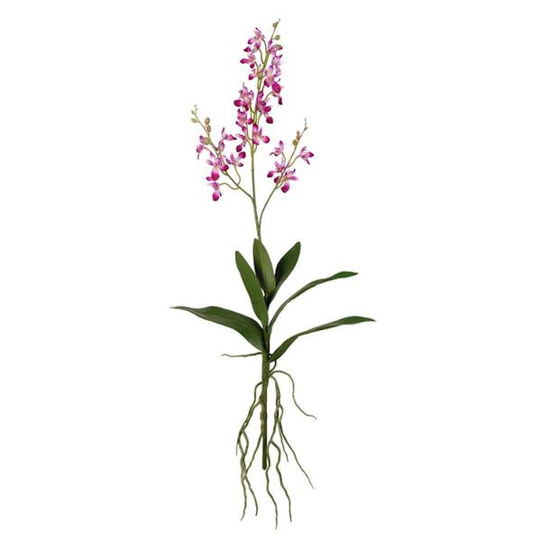 30" Artificial Mini Purple Orchid Spray (3 pack)