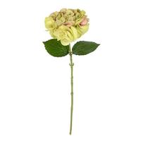 Vickerman 18" Artificial Green Artificial Hydrangea (4 pack)