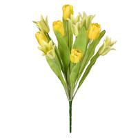 Vickerman 12" Artificial Yellow Tulip Spray