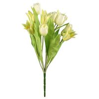 View 12" Artificial White Tulip Spray