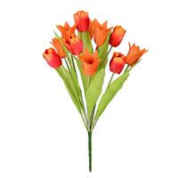Vickerman 12" Artificial Orange Tulip Spray
