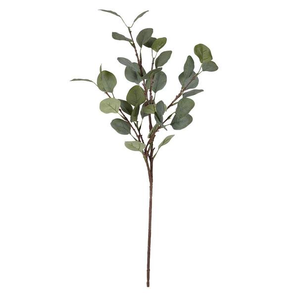 25" Artificial Flocked Leaves Spray (4 pack)