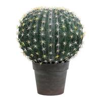 Vickerman 13.5" Artificial Green Aloe Ball Cactus