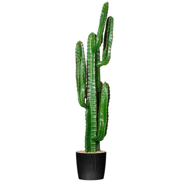 45" Artificial Potted Green Cactus