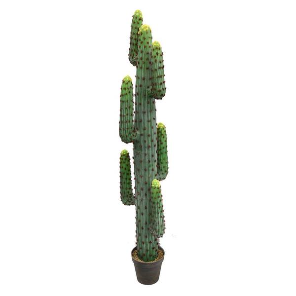 72" Artificial Potted Green Cactus