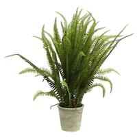 Vickerman 27" Artificial Green Grass in Paper Pot