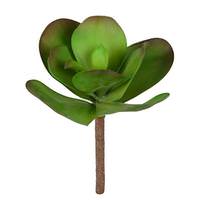 Vickerman 20" Artificial Green Succulent Stem (3 pack)