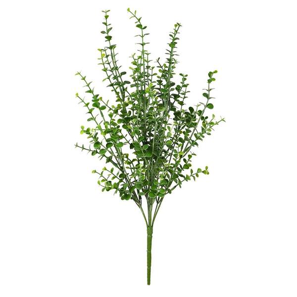 20" Artificial Green Mini Jade Leaf Bush (4 pack)