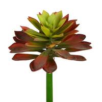View 10" Artificial Red / Green Succulent Stem (2 pack)