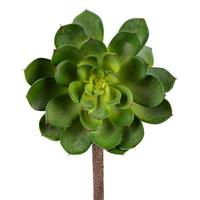 Vickerman 20" Artificial Green Succulent Stem (2 pack)