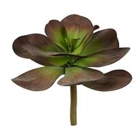 Vickerman 20.5" Artificial Green / Purple Succulent Stem