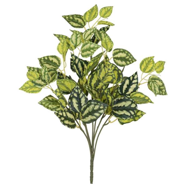 12.5" Artificial Light Green Wandering Jew Bush (3 pack)