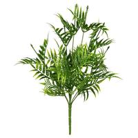 Vickerman 19" Artificial Green Bamboo Leaf Bush (4 pack)