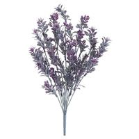 Vickerman 18.5" Artificial Purple Mini Leaf Bush (4 pack)